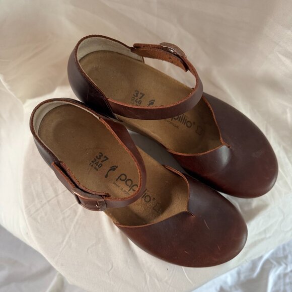 Birkenstock Heel Clog Papillio, Mary Jane Wedge, Size 37, dark brown - Picture 4 of 7